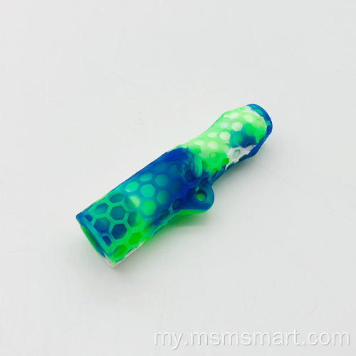 ရောင်စုံ Shisha ဆက်စပ်ပစ္စည်းများ Silicone Hookah ပါးစပ် အကြံပြုချက်များ